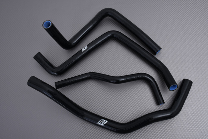 Kit Durites de Radiateur Eau Noir en Silicone pour Moto Honda CBR 500 R 2013-2018