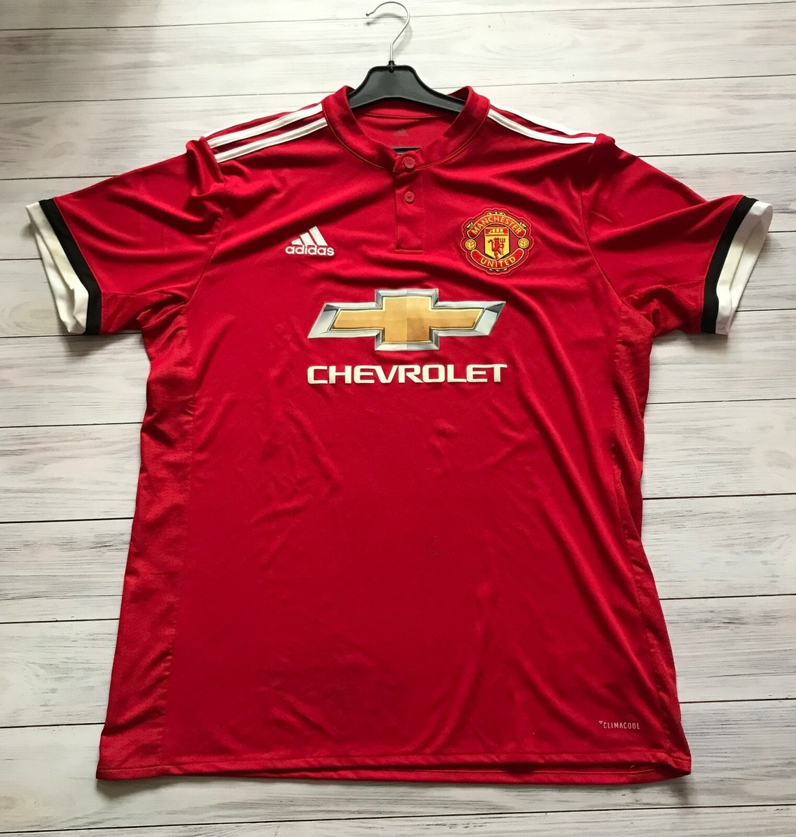 Manchester United 2017 - 2018 Home football shirt jersey Adidas