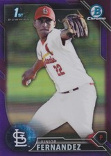 Junior Fernandez 2016 Bowman Chrome PURPLE Refractor BCP176 /250