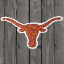 Longhorn Embroidered Patch — Iron On