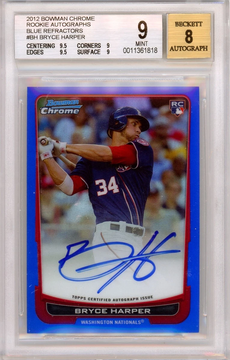 Topps Rookie Bryce Harper Beckett BGS Baseball Cards for sale | eBay