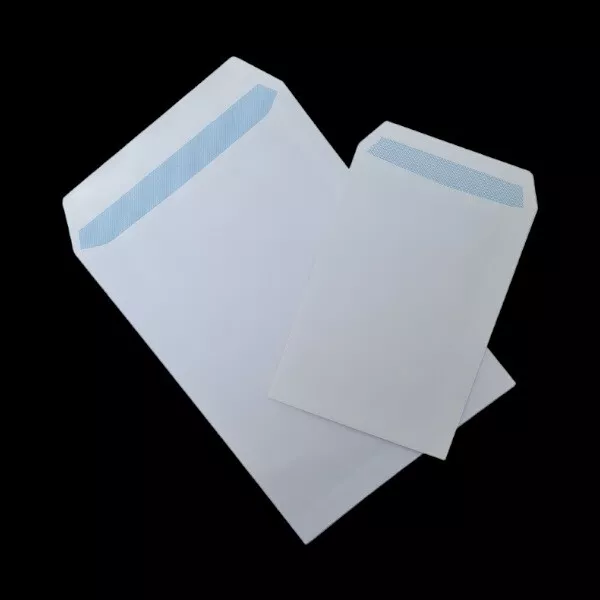 White Windowless Envelopes PLAIN Self Seal Paper Posting A4 A5 eBay