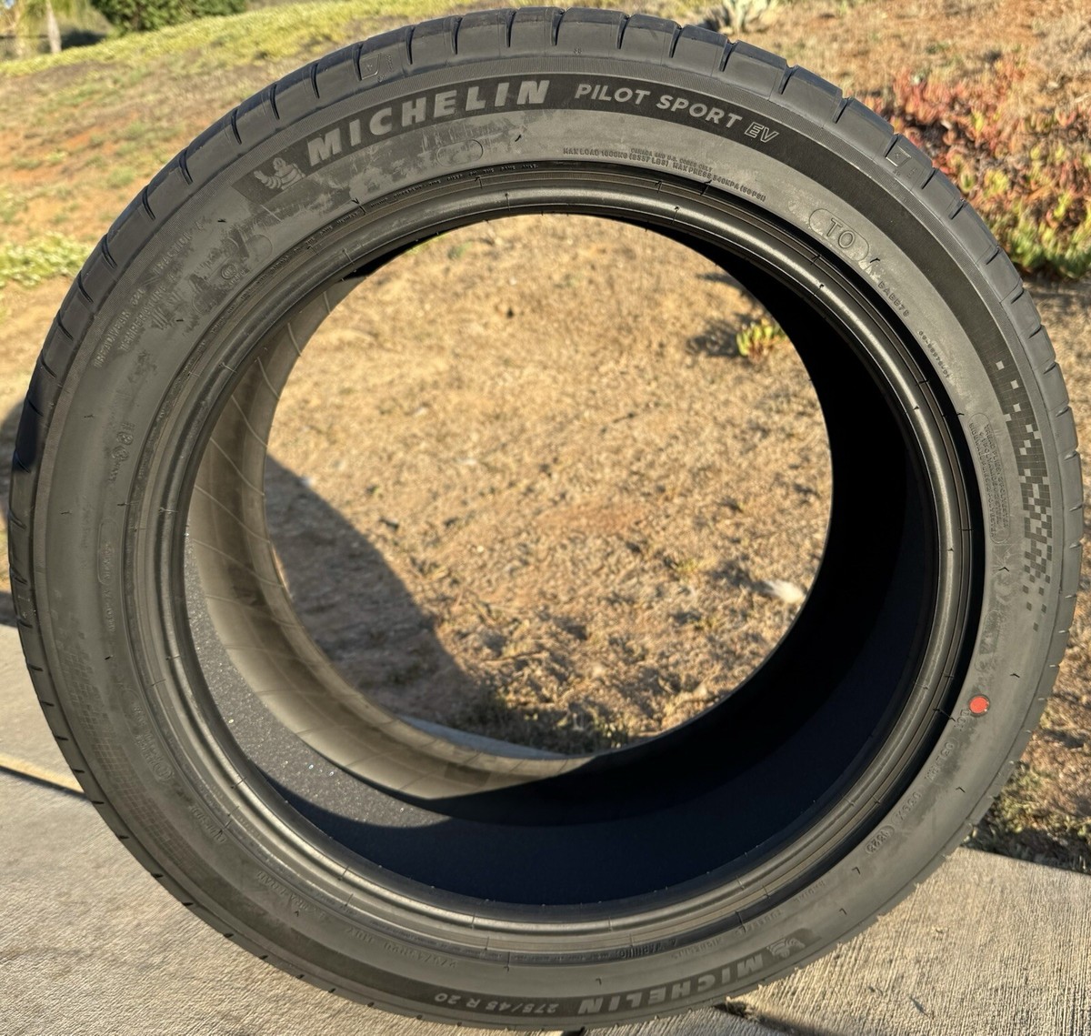 4X NEW Michelin Pilot Sport EV T0 Tesla X Foam Tires 2X 265/45R20