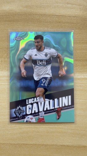 2022 Topps Chrom MLS Aqua Lava Refraktor/299 Lucas Cavallini #119 Vancouver - Bild 1 von 2