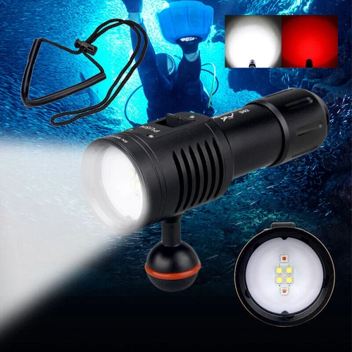 Scuba Diving Underwater 100M Video / Camera Photography Light Torch Flashlight*/ - Picture 8 of 14
