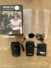 RODELink Filmmaker Kit Digital Camera-Mount Wireless Omni Lavalier Microphone