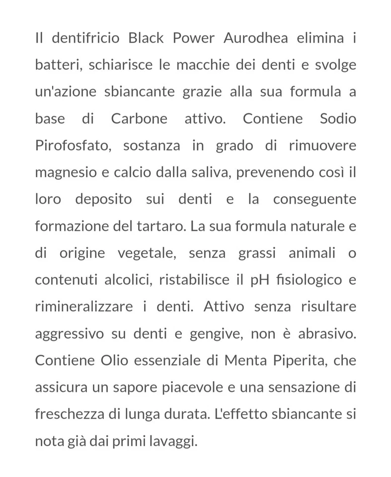 DENTIFRICIO BLACK POWER AL CARBONE ATTIVO CHOGAN Da 115 G - Immagine 2 di 3