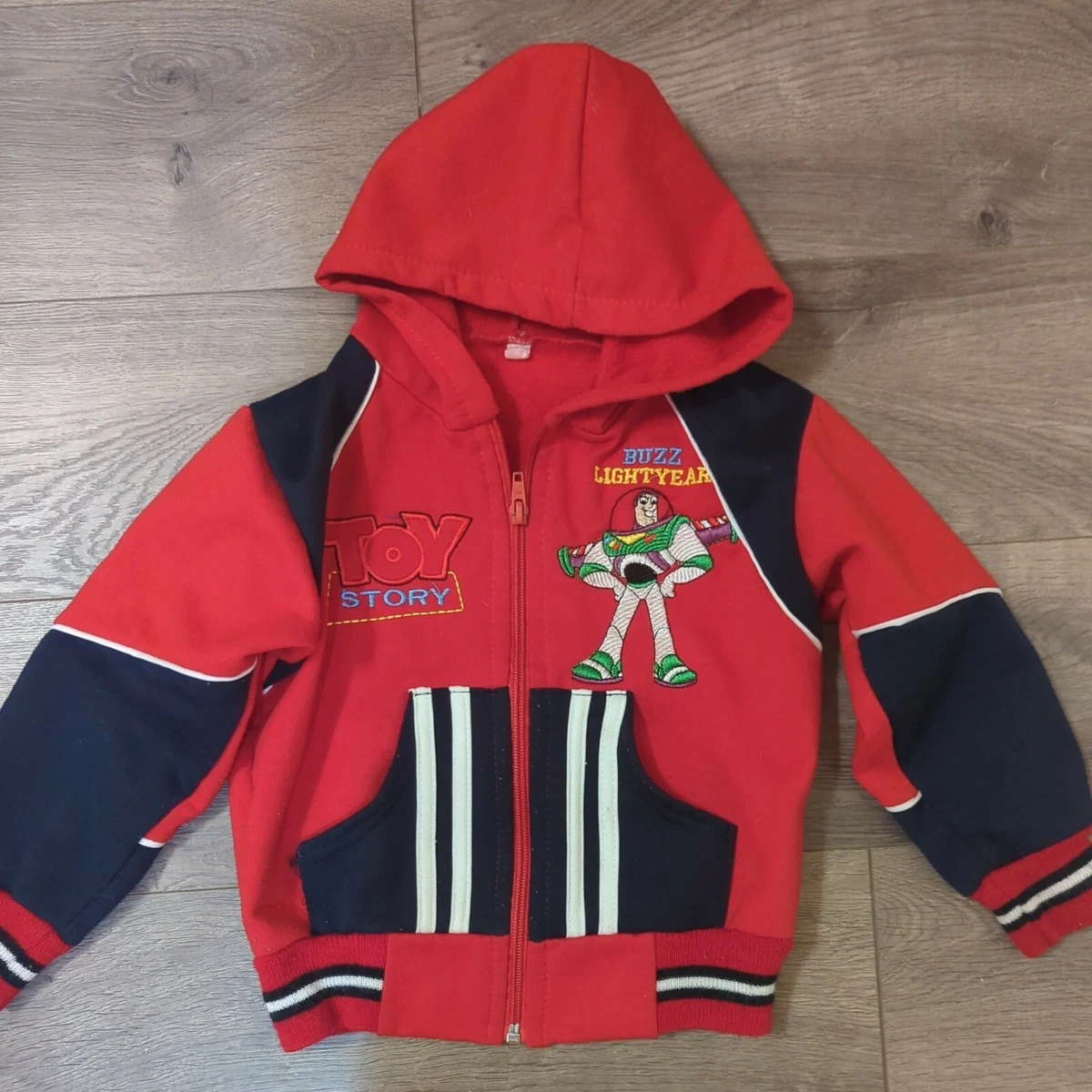 Toy Story Buz Light Year Jacket Red Woody Ready Zip Up Hoodie Sweatshirt