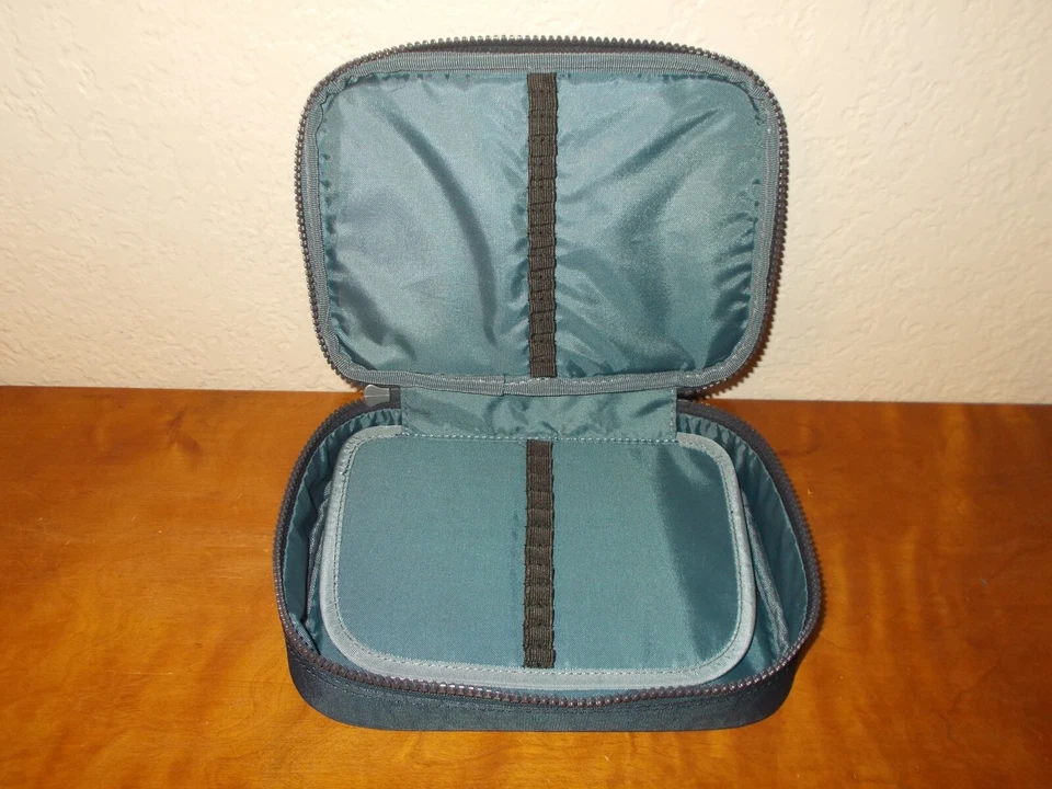 Bolso organizador con cremallera lápiz azul marino oscuro Kipling Foto 2 de 4