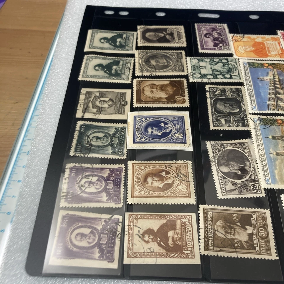 37 Vtg USSR 1944-1956 MHR Stamps; 42 Vtg 1951-1971 Yugoslavia MHR Stamps. NICE! - Image 3 of 3