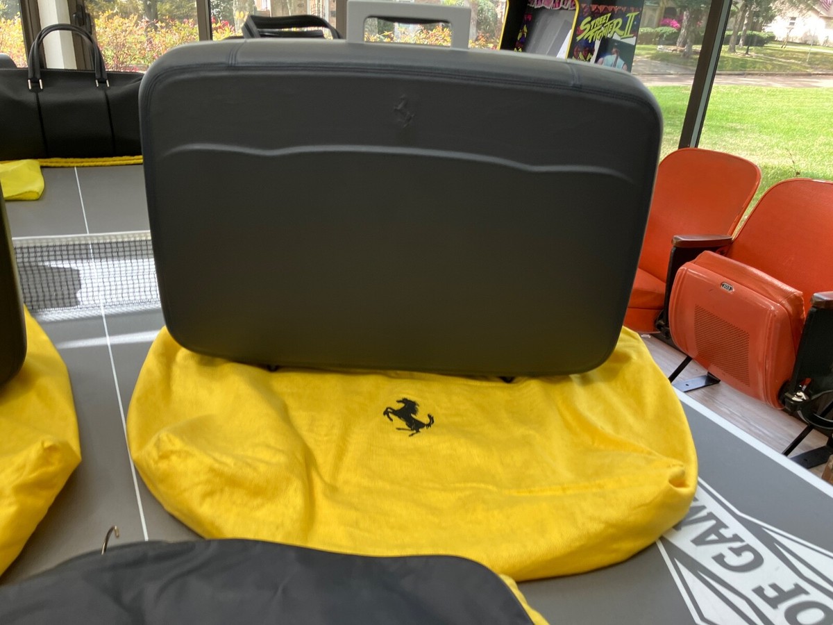 Ferrari 360 Schedoni Three Piece Luggage Set | eBay