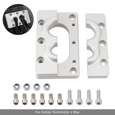 Aluminum Fire Wall Pass Through Raw Bracket Für Holley Terminator x Max