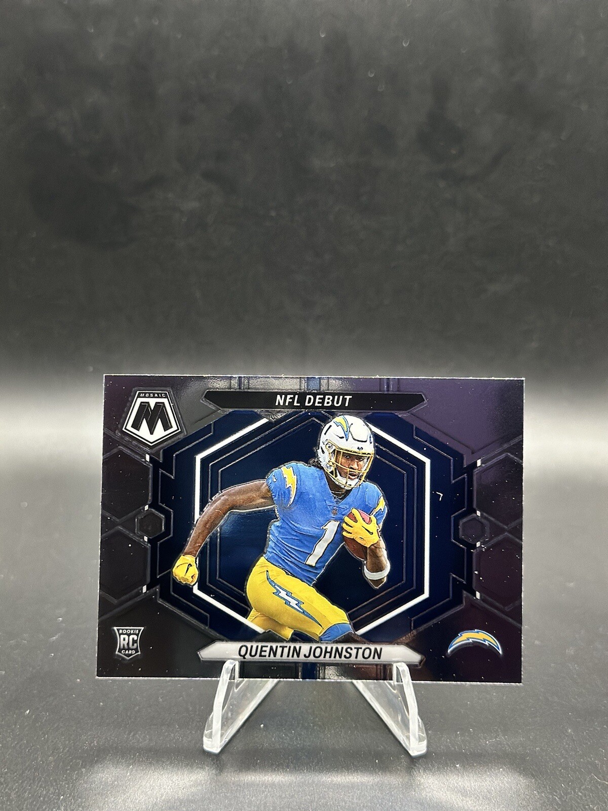 Quentin Johnston 2023 Panini Mosaic NFL Debut Rookie #ND-16 LA Chargers RC Base