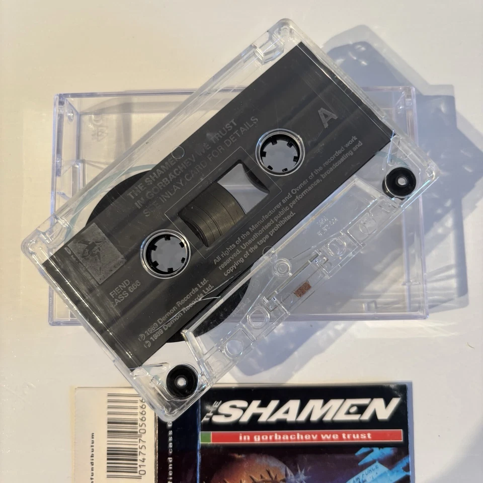 THE SHAMEN - IN GORBACHEV WE TRUST (UK CASSETTE TAPE) - Image 2 of 4