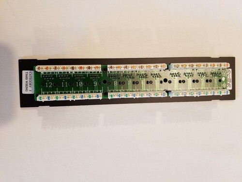 12-portowy panel krosowy do montażu ściennego Unicom Cat5 PATU5-812A-WB - NOWY W PUDEŁKU - Zdjęcie 7 z 10