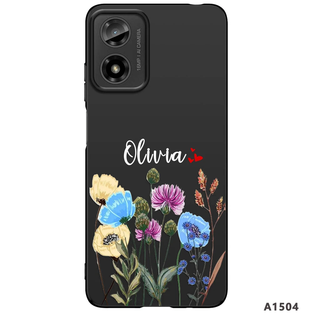 Motorola Moto G Play G Power 2024 2025 Custom Floral Phone Case