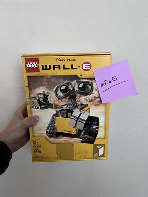 LEGO Ideas: Wall-E (21303) New In Open Box, Sealed Bags,Retired, US Seller