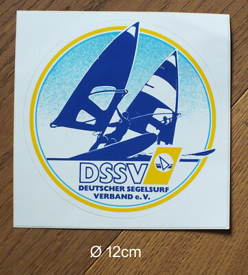 Sticker Aufkleber DSSV Deutscher Segelsurf Verband e.V. Windsurf Segeln