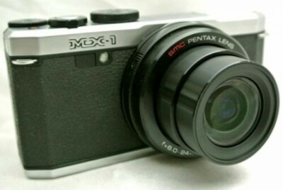 Ricoh Pentax MX-1 CMOS censor Point & Shoot digital camera *Silver