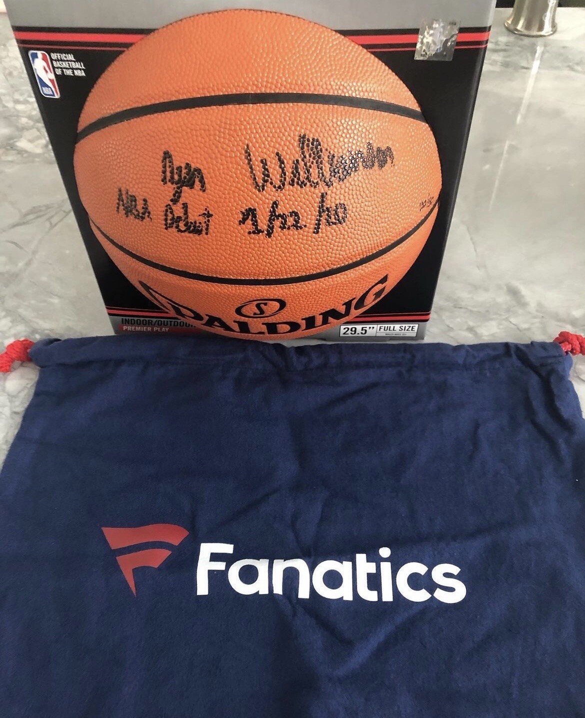 zion williamson signed basketball Limited Edition of 50