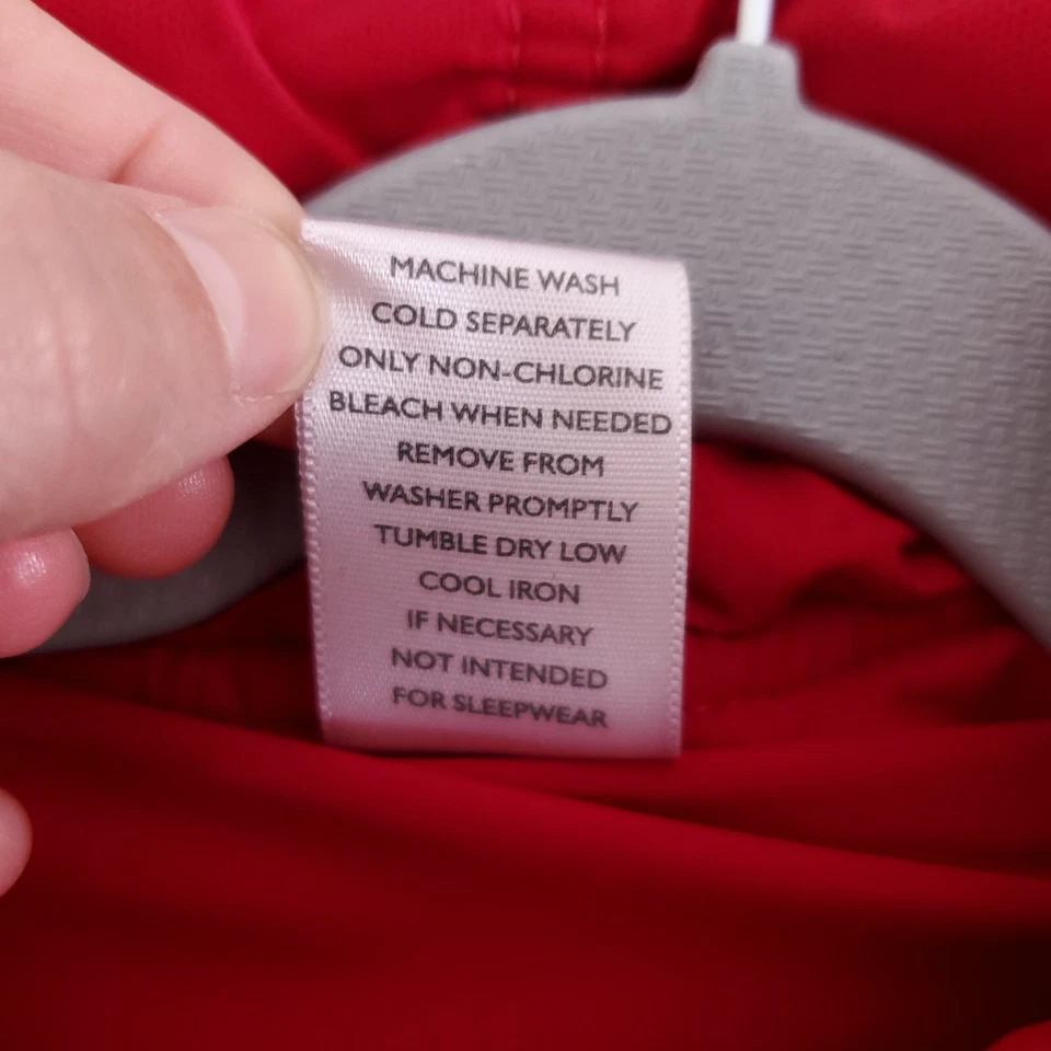 Gymboree красный пуховик пальто девочек маленький 6/ребенка ясельного возраста 5T Snap зимняя куртка бант - Изображение 3 из 4