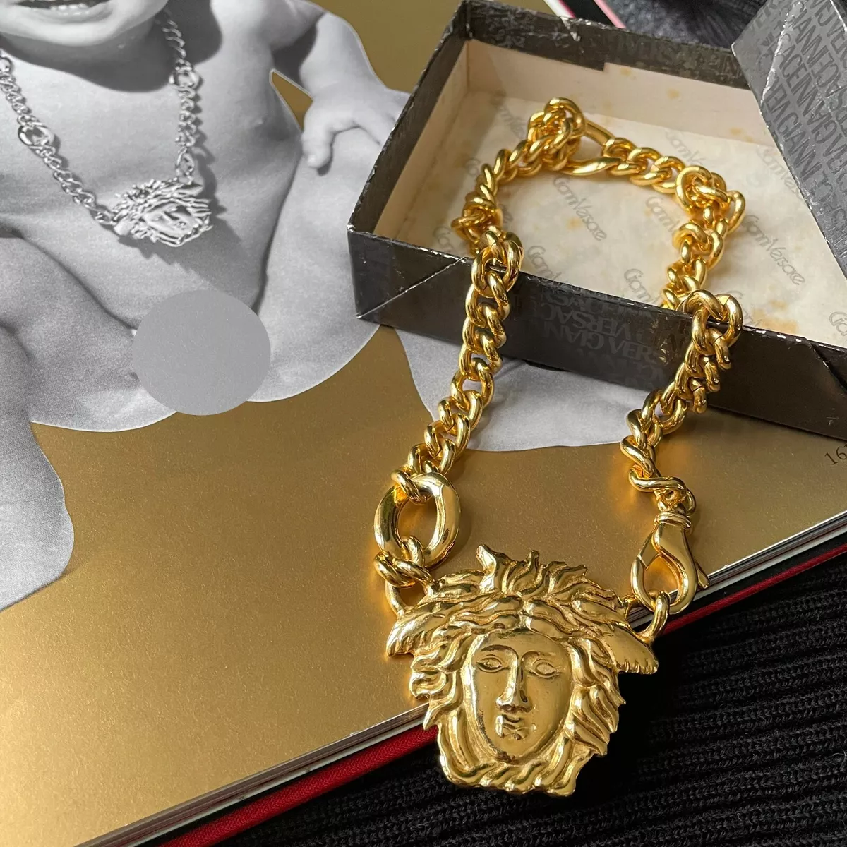 Versace clearance chain pendant