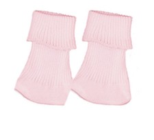 Light Pink Ankle Socks Fits 18 inch Dolls