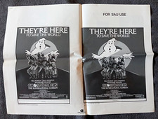 Ghostbusters AD MATS  BILL MURRAY Harold Ramis DAN AYKROYD Sigourney Weaver 1984