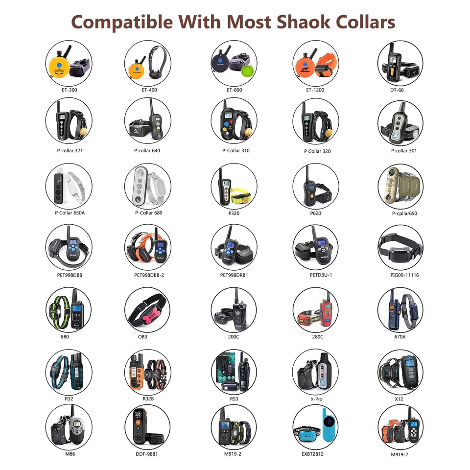 Shock Collar Charger E Collar Charger Compatible with Dogrook, Mini