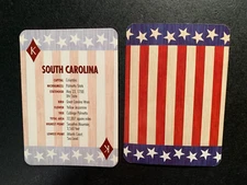 Swap Playing Cards  SOUTH CAROLINA   Fun State Facts    2007