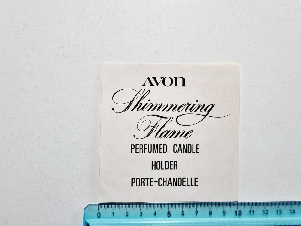 AVON Schimmernde Flammen Sticker Aufkleber Vintage 80er Original - Bild 1 von 1