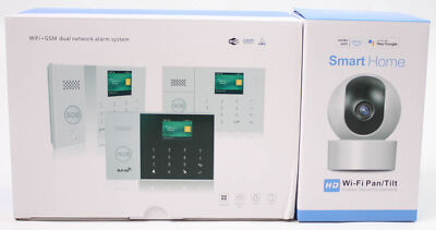 wifi + GSM dual Network Alarm System HD Wi-FI Pan/Tilt