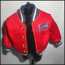 TOP BARBIE DOLL ARIZONA JEAN COMPANY RED JACKET COAT FASHION CLOTHING ACCESSORY