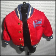 TOP BARBIE DOLL ARIZONA JEAN COMPANY RED JACKET COAT FASHION CLOTHING ACCESSORY