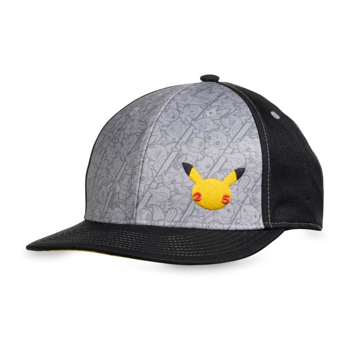 NEW Pokemon Center 25th Anniversary Celebration Gray & Black Hat