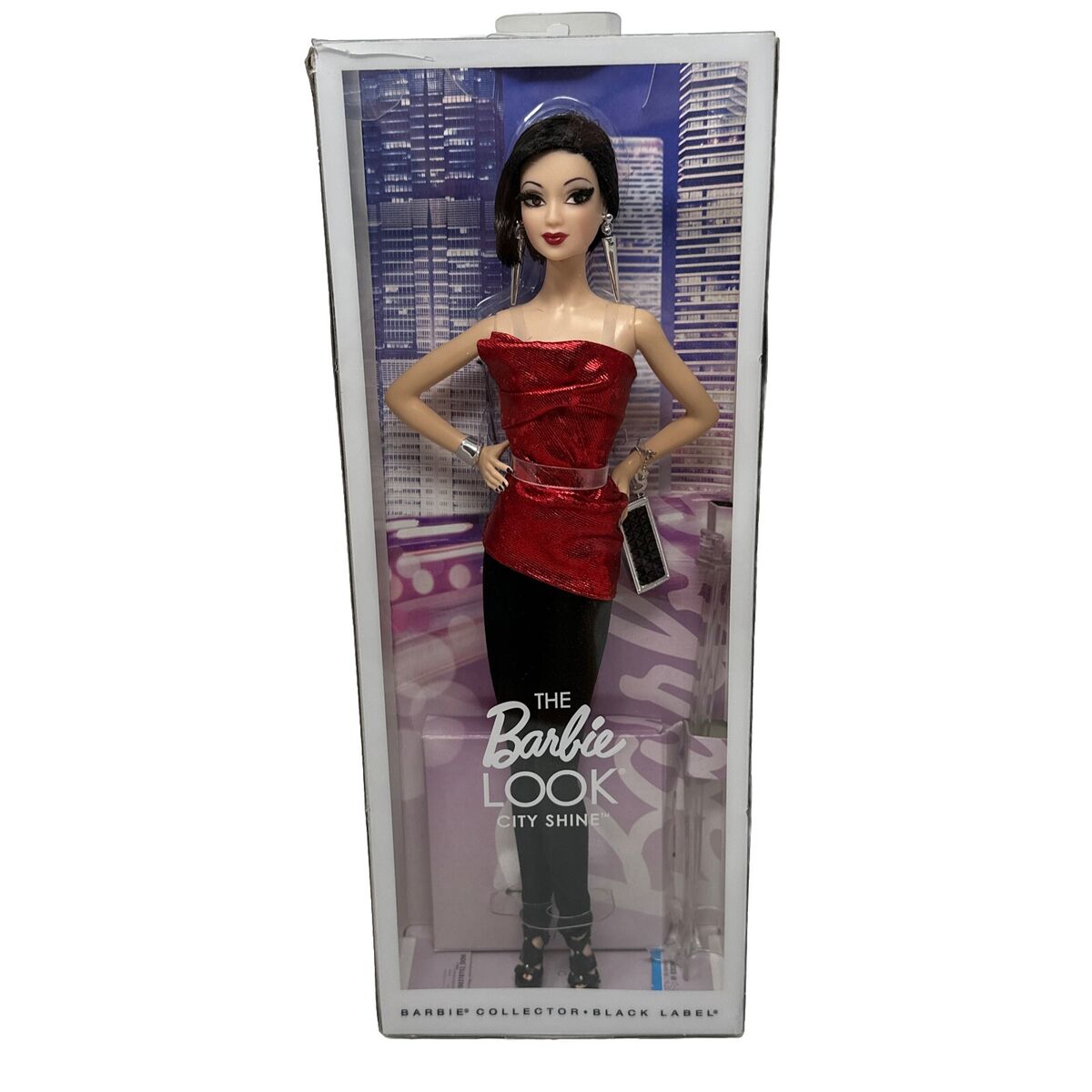 全国送料無料・イイ店 The Barbie Look City Shine Black Label Collector Doll その他