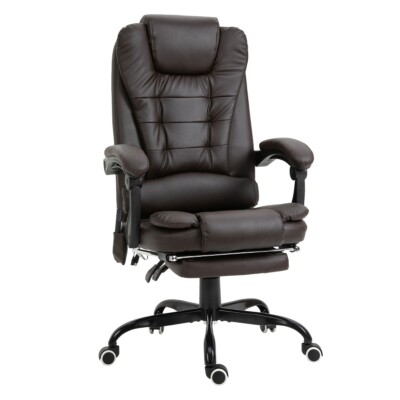 7-Point Vibrating Massage Executive Office Chair High Back with