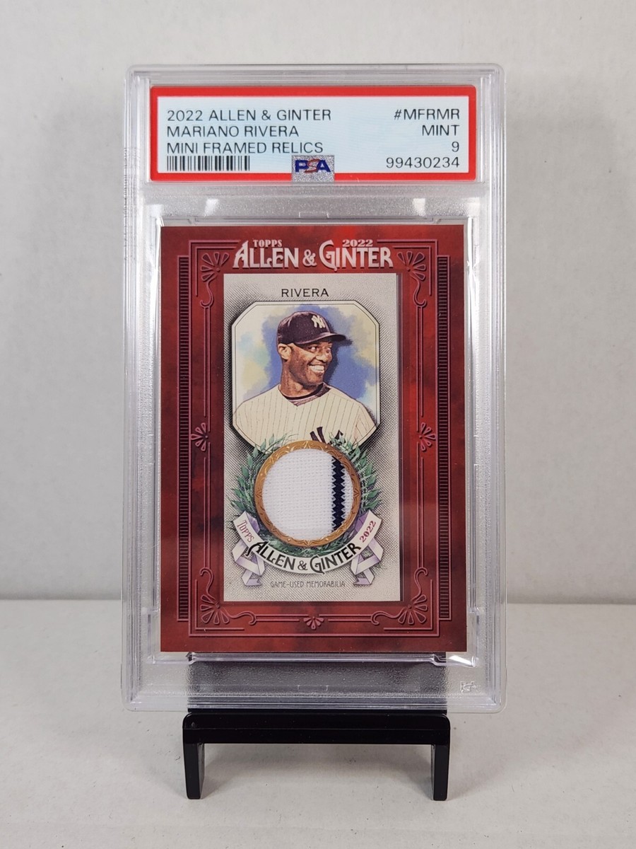 2022 Allen & Ginter #MFRMR Mariano Rivera Mini Framed Relics PSA