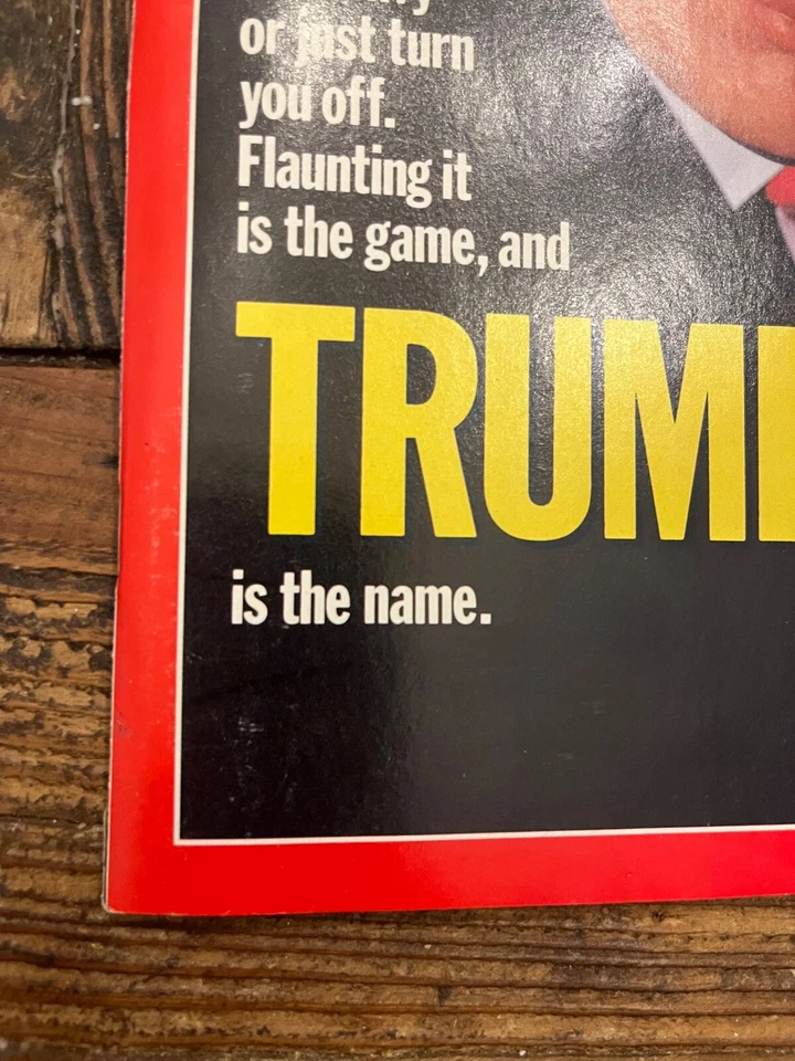 TIME Magazine Jan 16, 1989 Donald Trump NO ADDRESS LABEL - Image 4 of 4