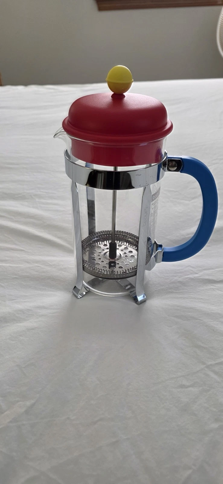 Vintage Bodum Coffee Press Memphis Design Sottsass Era 70th Anniversary 2014