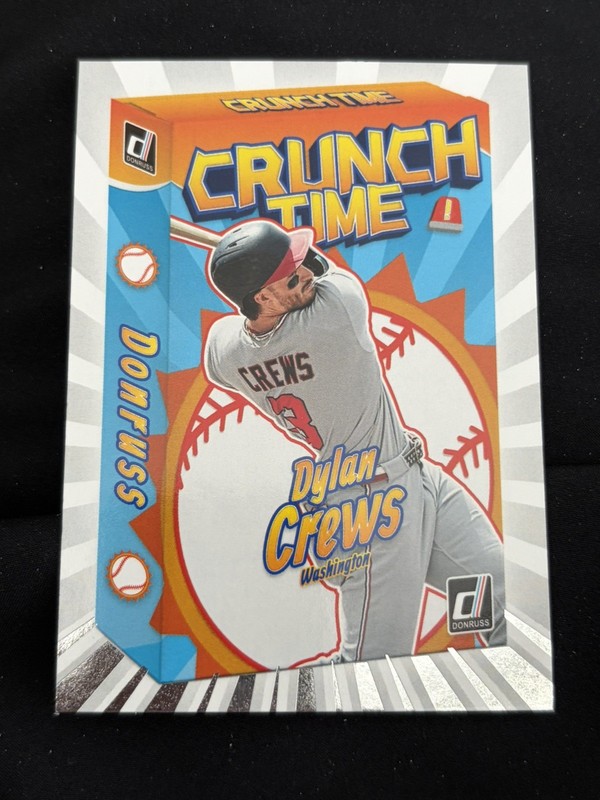 Panini 2026 Donruss Baseball Crunch Time #15 Dylan Crews Nationals MLB