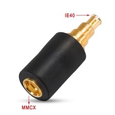 Headphone Plug For Sennheiser IE40 Pro Male To MMCX Female Durable Adapter Black