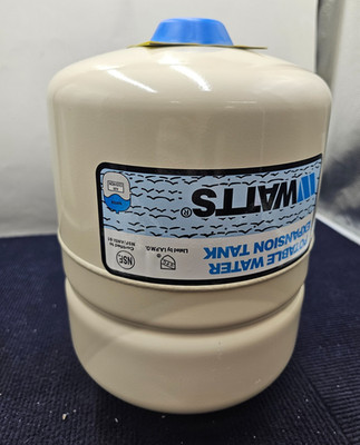 WATTS PLT-5 Potable Water Expansion Tank, 3/4'' NPT, 20-PSI, 2.1 Gallon