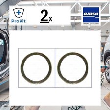 2x ORIGINAL® Ajusa Dichtring, Abgasrohr für Toyota RAV 4 I MR2 III HILUX VII
