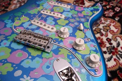 Fender Made in Japan Limited Stratocaster Blue Flower Brand New | eBay