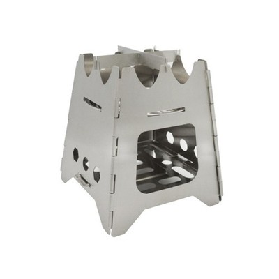 Camping Foldable Windproof Stainless Burning Stove Picnics Firewood Stove