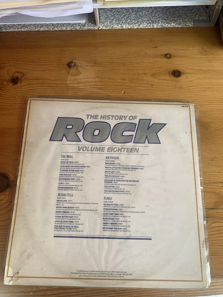 History Of Rock Vol.18 Jethro Tull, Move,Family etc60s 2x Vinyl LPs Plays Nicely - Image 2 of 4
