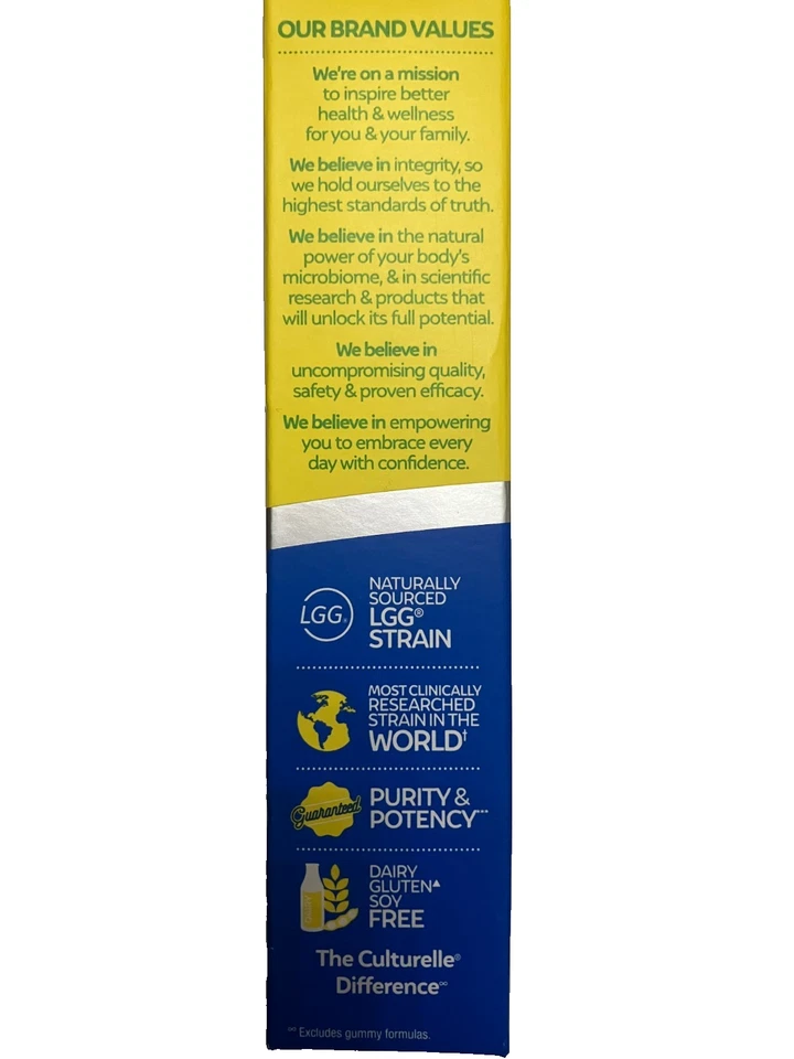 Culturelle Probióticos Salud y Bienestar 24 Horas Apoyo Inmunológico 30 Cápsulas Foto 4 de 4