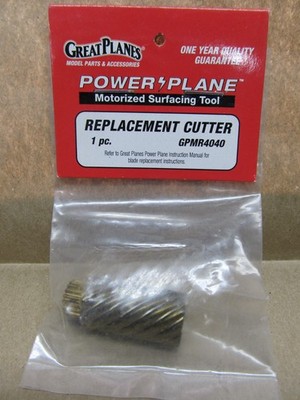 Great Planes Replacement Cutter for Motorized Power Plane Surfacing Tool - #4040