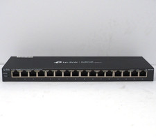 TP-Link TL-SG116P 16-Port Gigabit PoE+ Unmanaged Ethernet Switch 120W